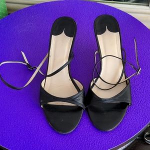 Amalfi Vero cuoio heels, size 7, 3.5 inch heel